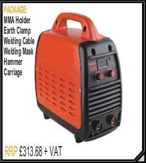 Butters MMA 2000 - Single Phase MMA Inverter Welder