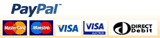 Secure credit & debit card payments accepted by PayPal